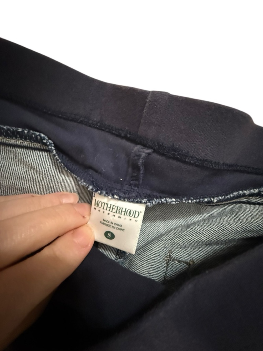 Motherhood maternity Blue Denim A-Line Skirt - Picture 2 of 3